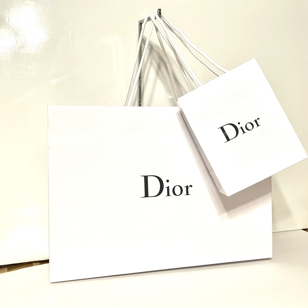 Dior Shopping Bag with bonus Med. Dior Bag